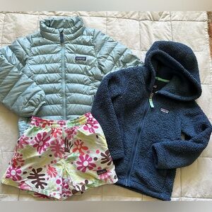 Patagonia girls 5-6 set